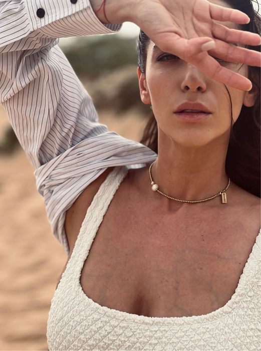 Колие Flicka Сребристо