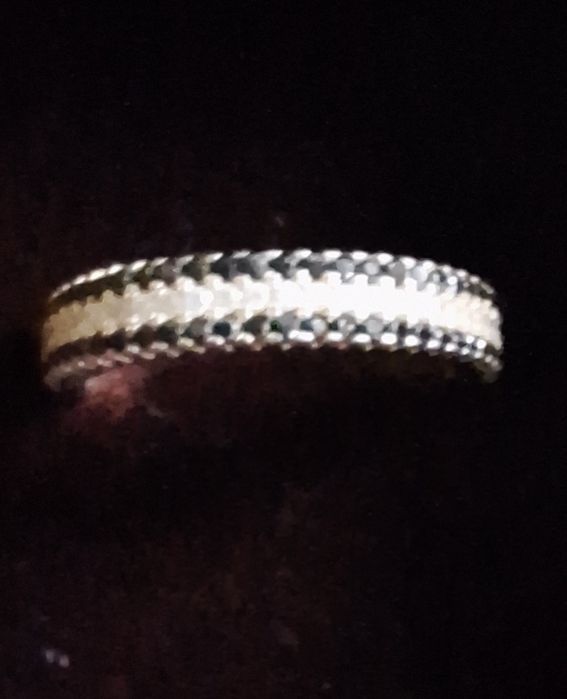 Inel argint placat  cu aur