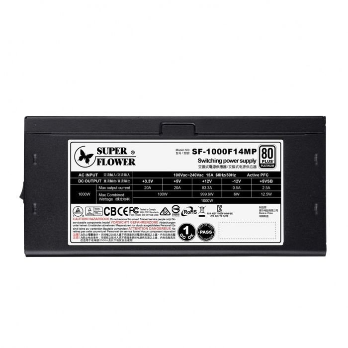 Super Flower Leadex SE Platinum, 1000W ATX