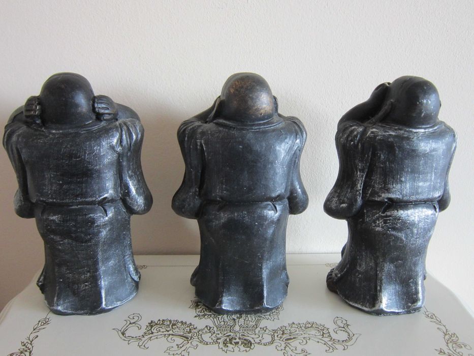 cadou deosebit 3 Buddha intelepti "Nu Văd,nu Aud,nu Spun răul"