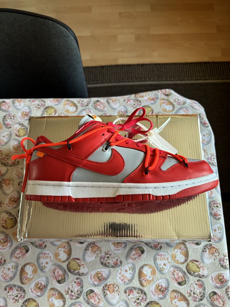 Off white dunk university red