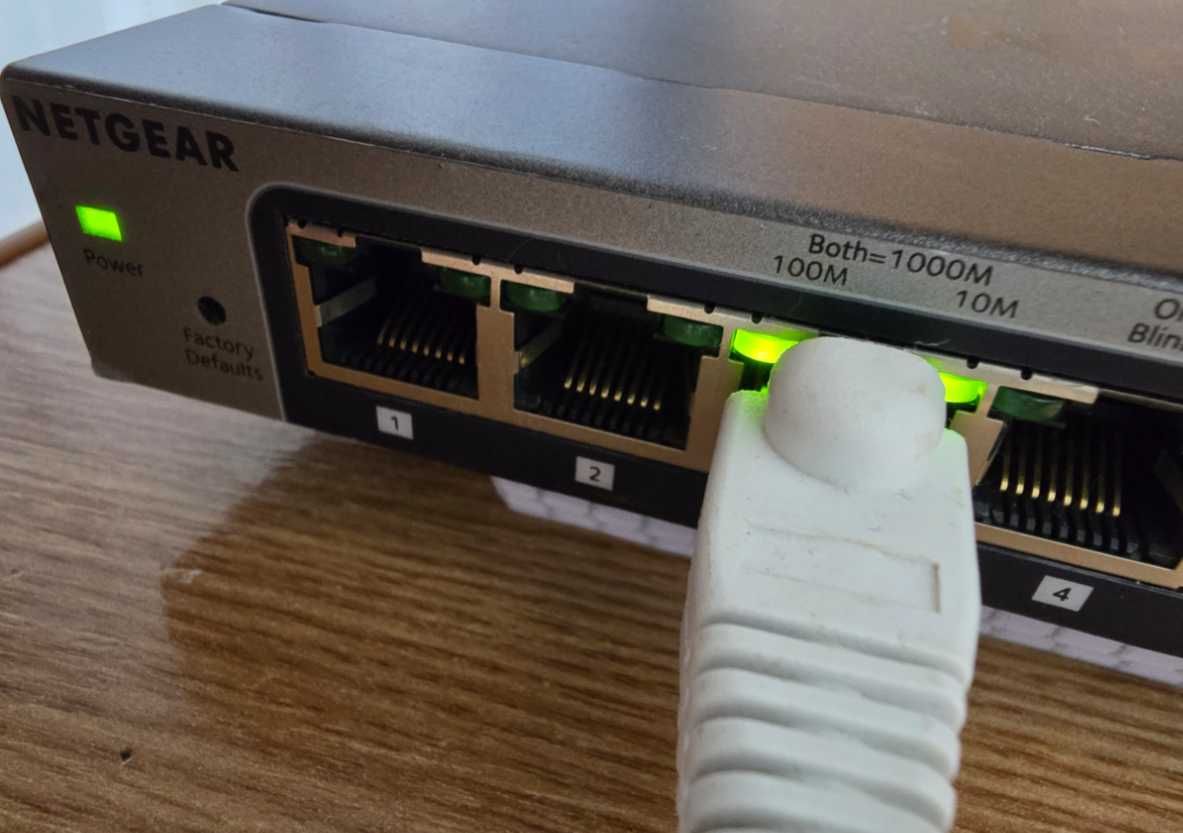 switch gigabit 16 porturi Netgear pro safe GS116Ev2