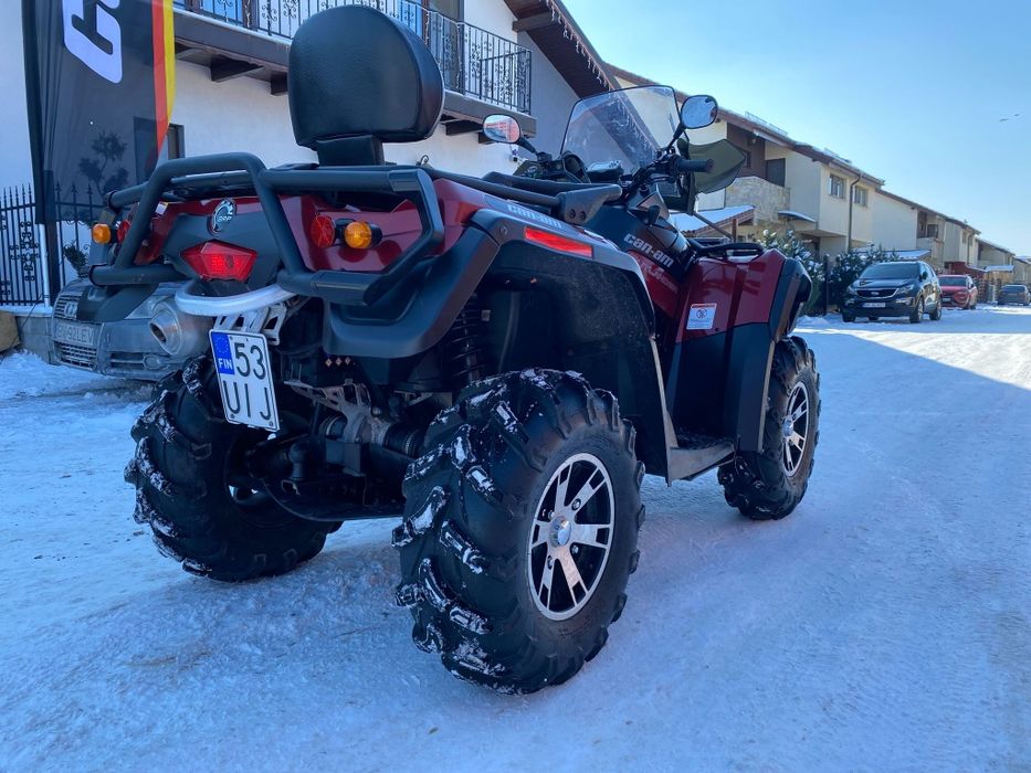 Can Am Outlander Max 800R/import salon Finlanda / L7E nr negru /ca nou