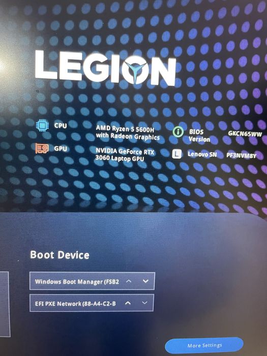Laptop Gaming Legion 5, RTX 3060, Ryzen, 144Hz