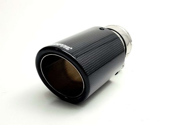 AKRAPOVIC - НАКРАЙНИК АУСПУХ -карбон едимичен 63мм. -1050-63