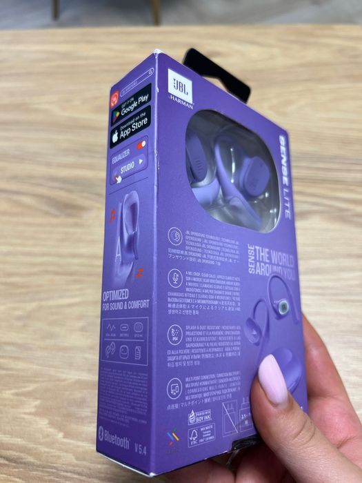 Casti JBL Sense Lite, True wireless, Bluetooth, Open-ear, Microfon, mo