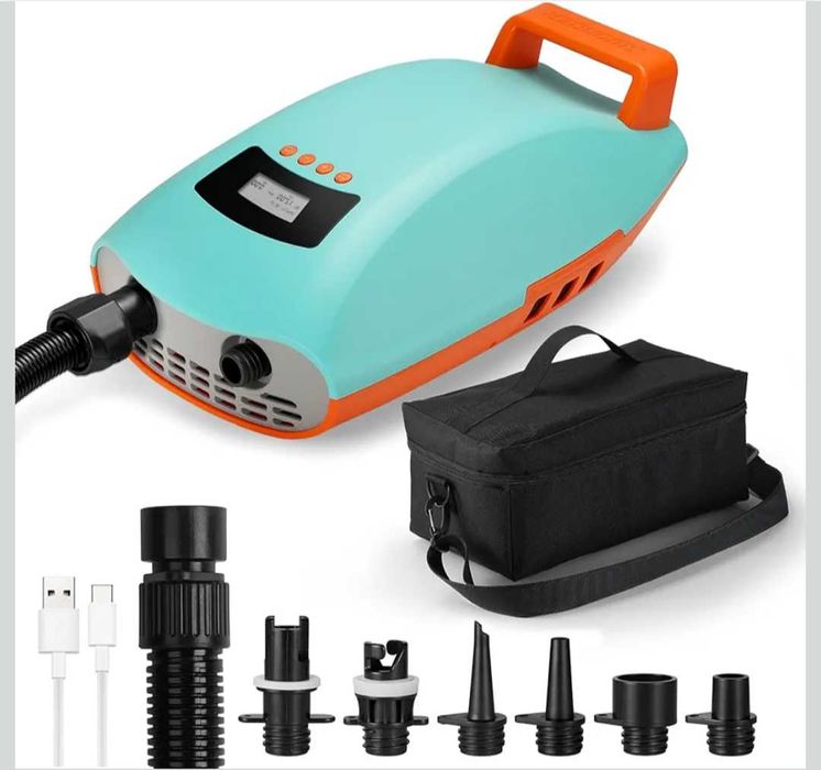 SUP помпа Swonder Seawolf с батерия 9000 mAh за падълборд,каяк нова