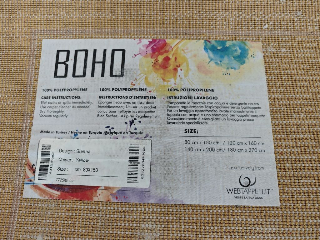 Комплект килими Boho - 120/160 & 80/150