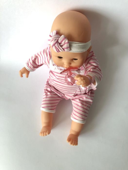 NOU Păpușă CORROLE parfumată - hăinuțe dungi roz | jucarie | copii
