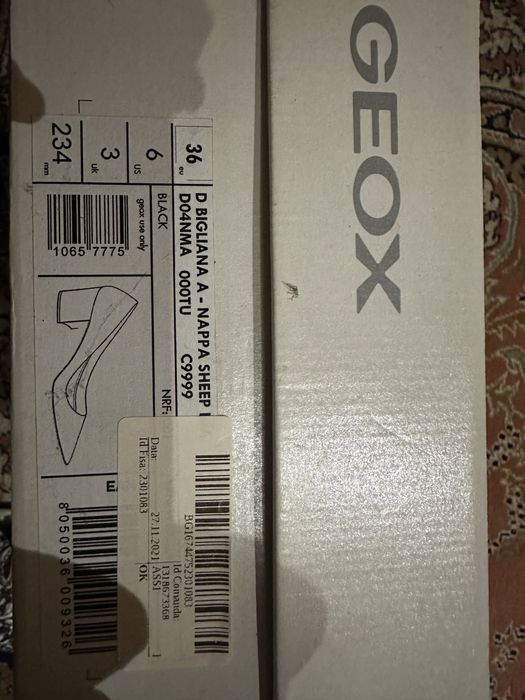 Обувки Geox, естествена кожа