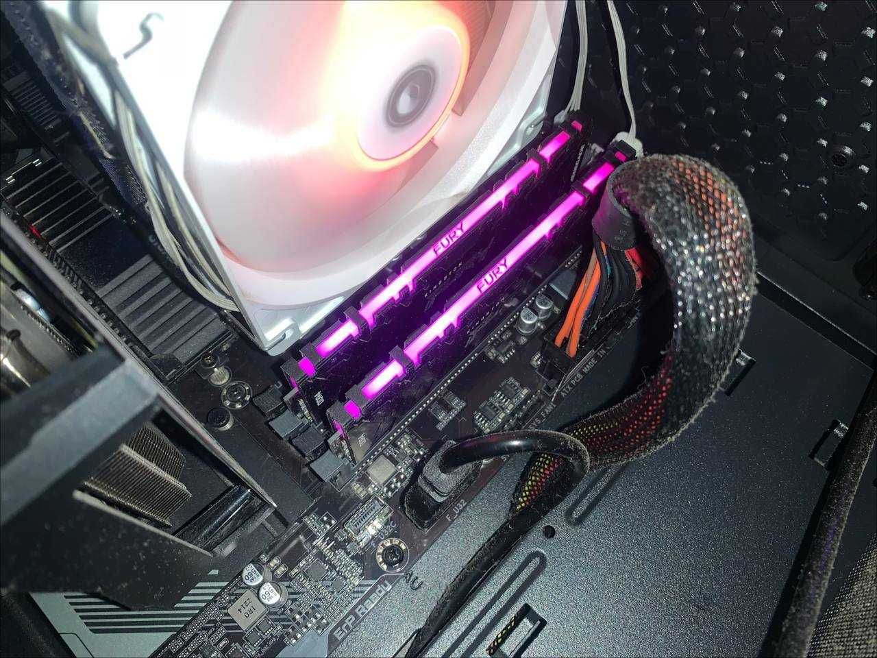 оперативная память Kingston DDR4 16GB(8*2) 3200Mhz RGB FURY