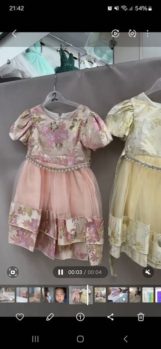 Детское нарядное платье