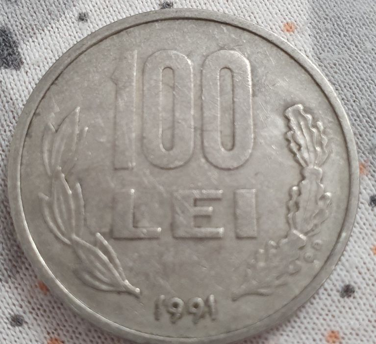 Moneda 100 de lei 1991