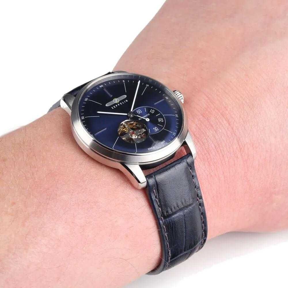 Мъжки часовник Zeppelin Flatline Open Heart Automatic 7364-3