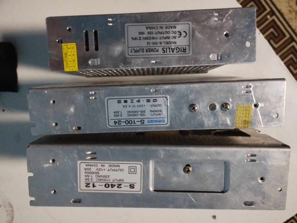 Блок питания 12V 10A. 24V4.5A  12V20A