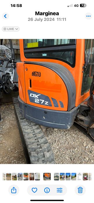 Escavator Doosan DX27z.