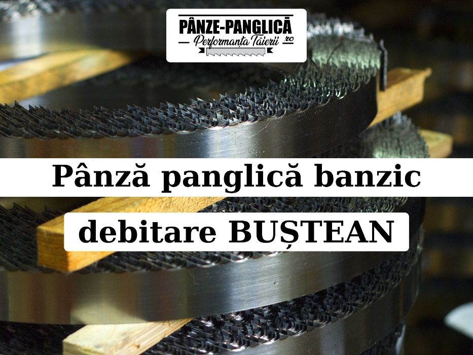 Panza banzic VIPER 4200x40 fierastrau panglica banda debitare bustean