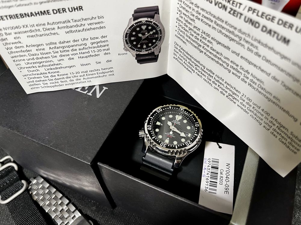 Ръчен часовник Citizen Promaster NY0040-09E