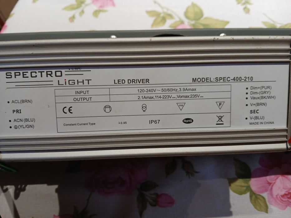 Лампа за растения и билки -spectro light blast 400