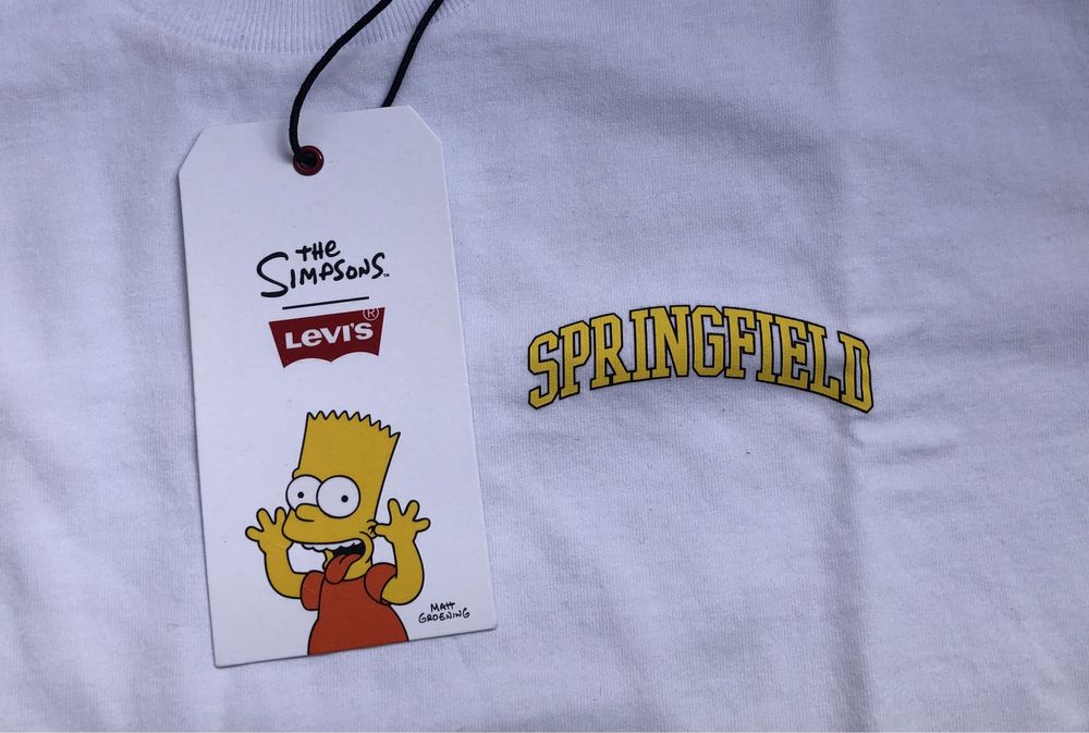 HUF / Levis x The Simpsons ОРИГИНАЛНИ мъжки тениски - M-L