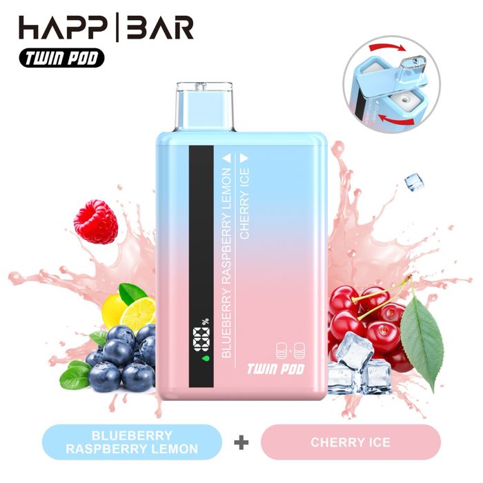 Vape happ bar 35000 puffs / 2 flavours