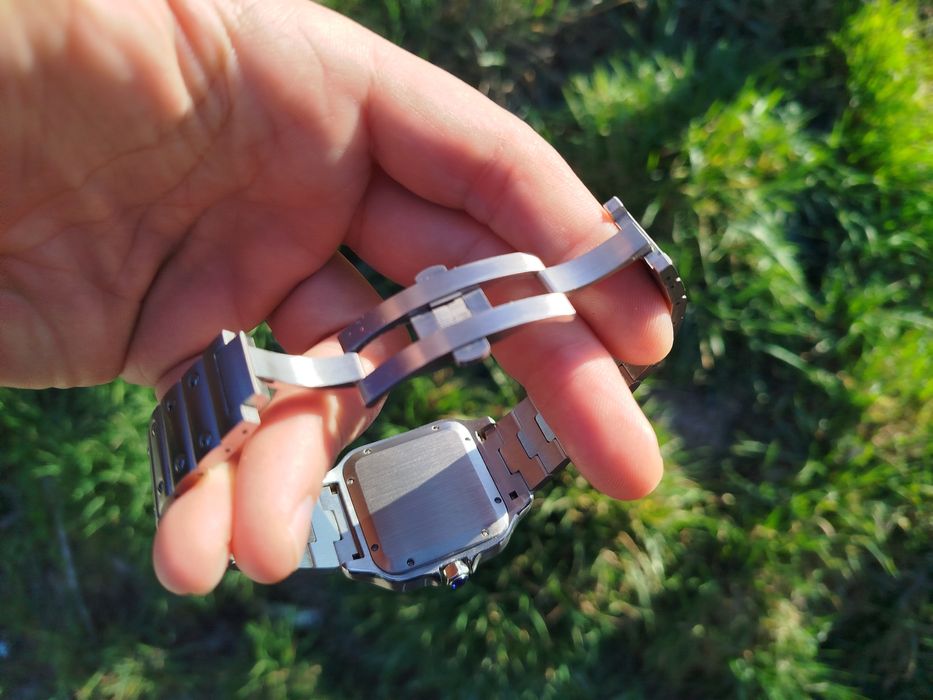 Seiko mod Santos XL Сейко