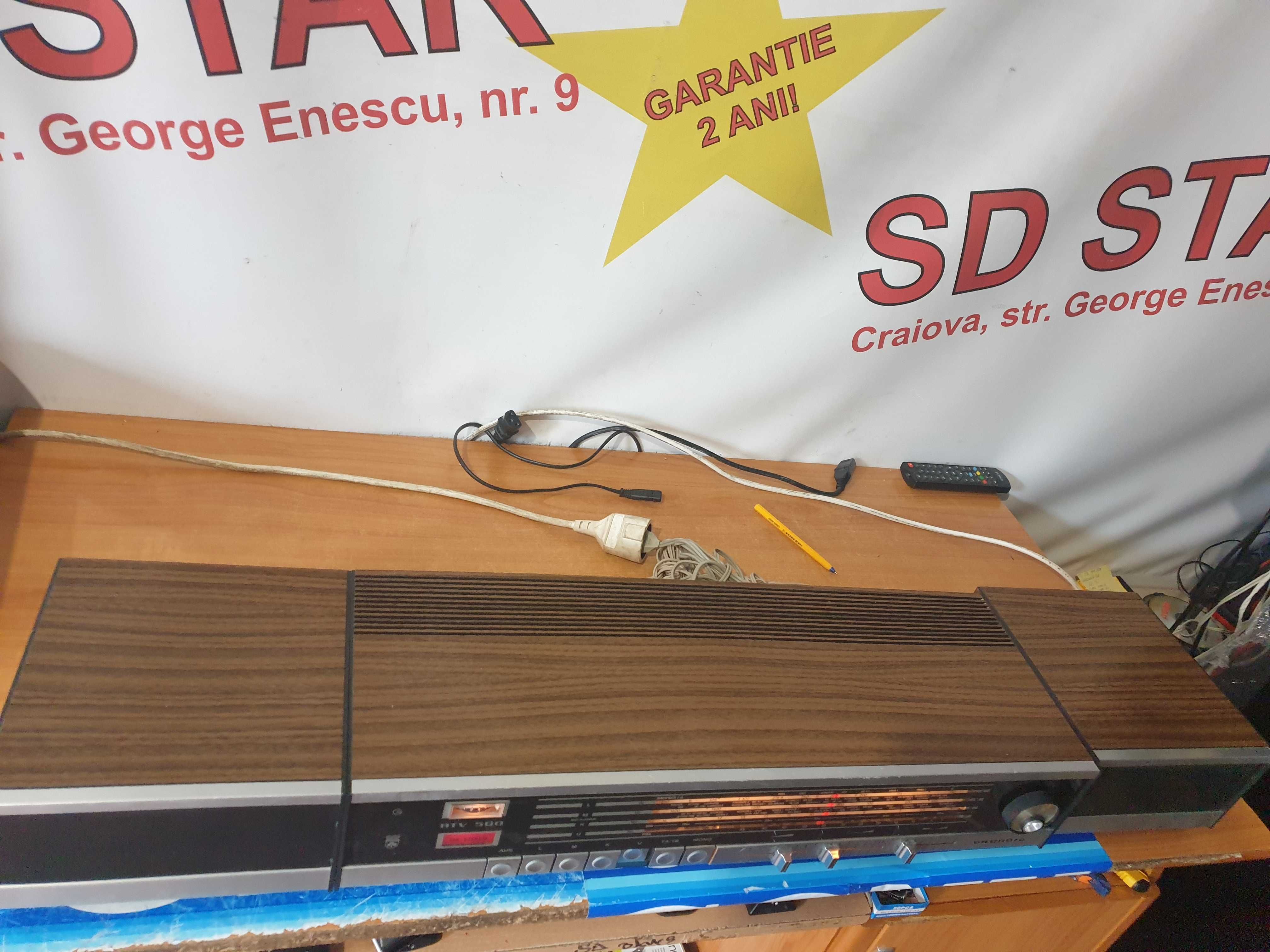 Radio vintage Grundig RTV500 difuzoare detasabile Made in Germany