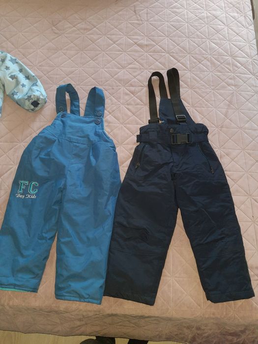 Salopete de iarna baieti/ pantaloni grosi 1-2, 2-3 ani