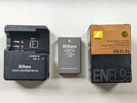 Încărcător Nikon MH-23 + baterie Nikon EN-EL9a