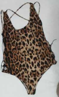 costum de baie leopard animal print XL
