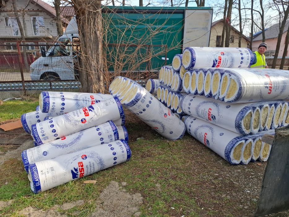 Vata minerală la rola URSA DF40 preț promoțional! 5/10 cm