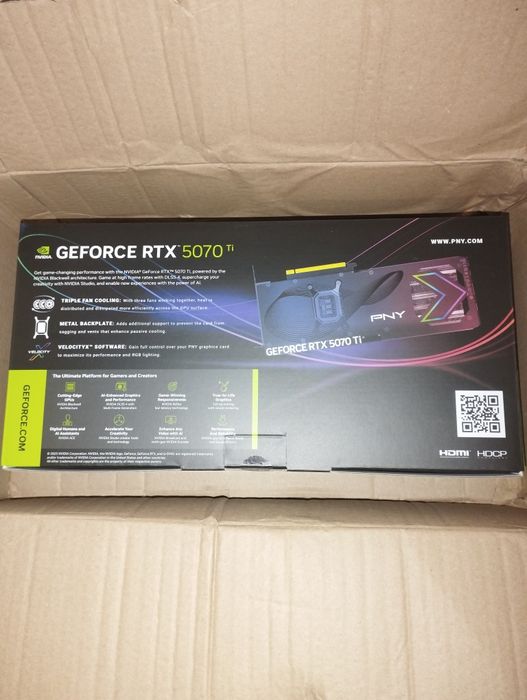 PNY GeForce RTX 5070 Ti ARGB OC 16GB