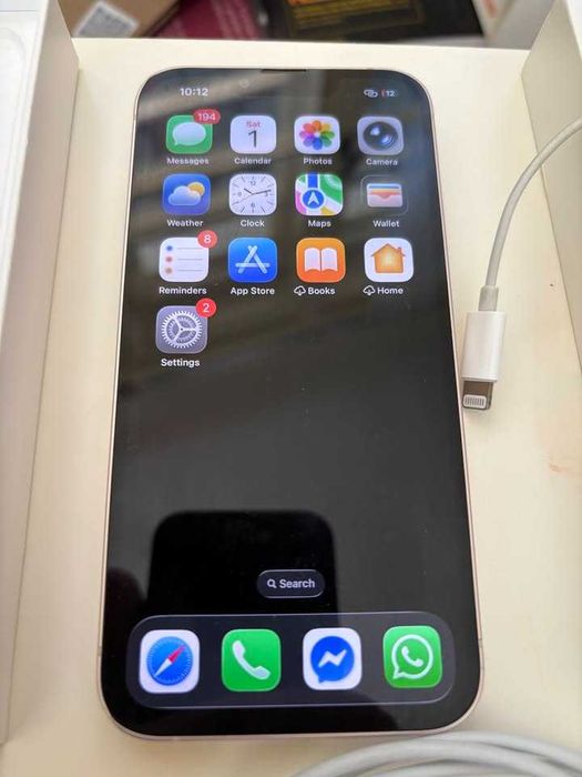 iphone 13 128gb. оригинални кабели, слушалки, преходник, зарядно