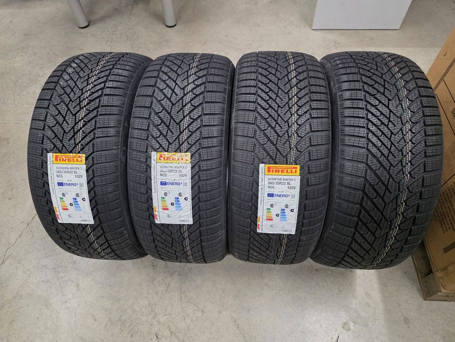 265/35/22 4бр.PIRELLI SCORPION WINTER 2 XL ELECTRIC pncs,extra load
