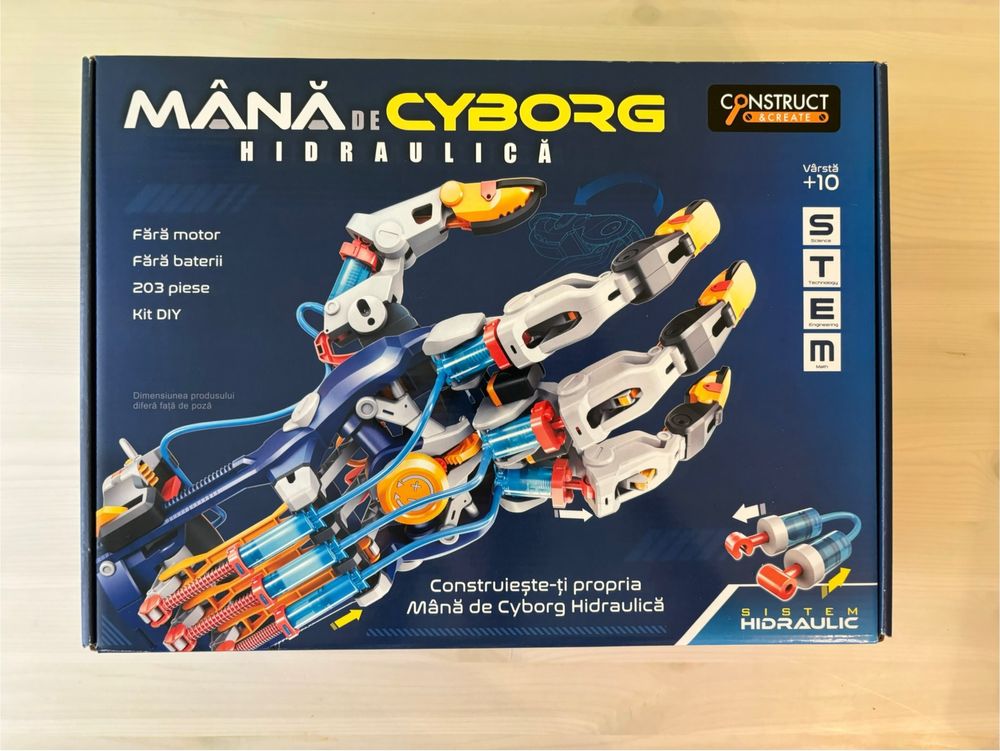Kit robotica: Mana de Cyborg hidraulica