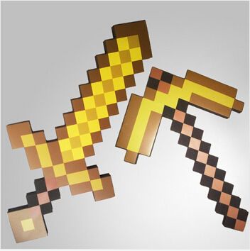 Майнкрафт Minecraft диамантен меч кирка,брадва играчка Маинкрафт 35лв.