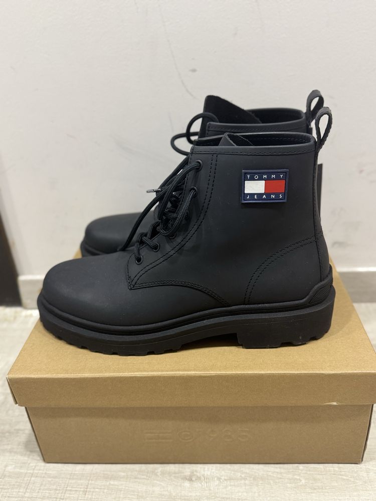 Кожени боти Tommy Jeans 44