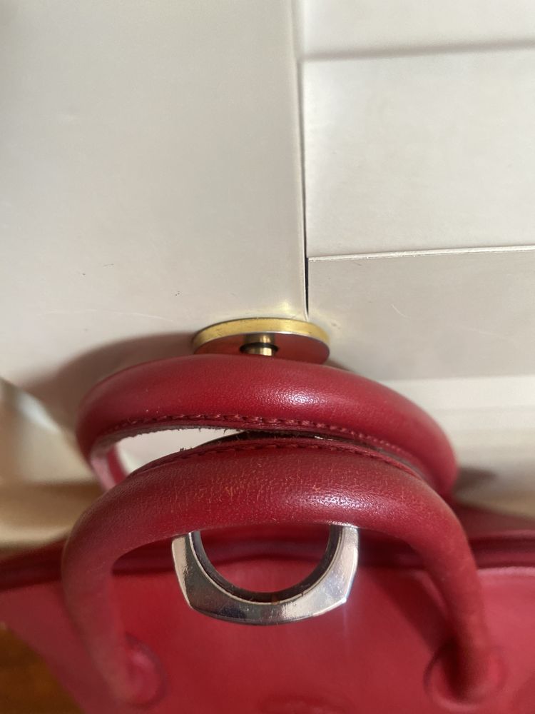 Longchamp оригинална чанта естествена кожа