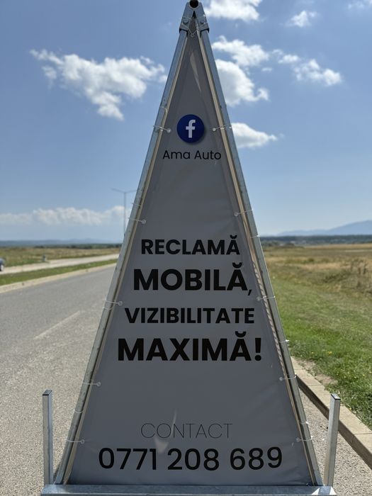 Remorci publicitare noi XXL - 27 m2 de banner