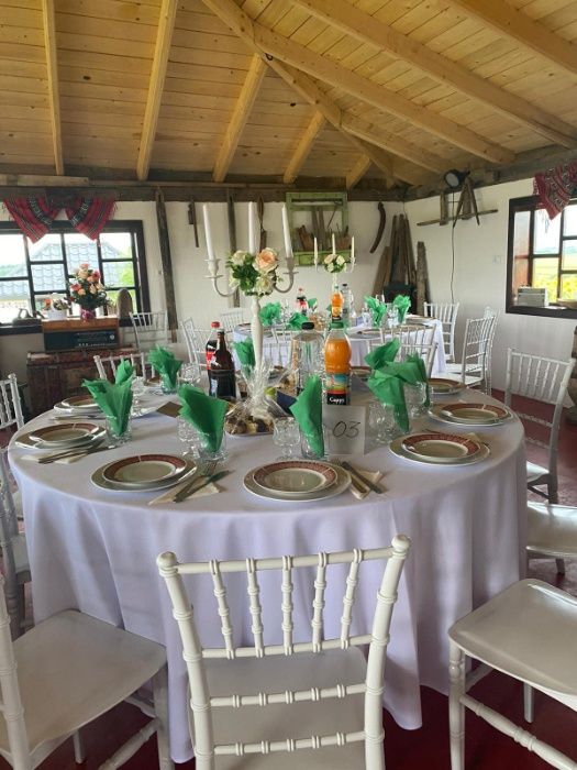 Inchiriez cort eveniment,corturi evenimente, mese, scaune chiavari