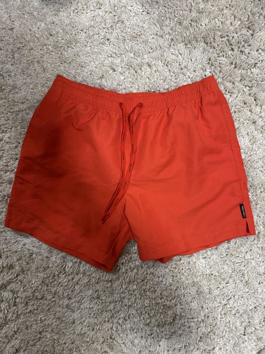 Short portocaliu de baie Calvin Klein