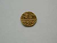Monedă Egipt 1758, aur, 1,57g