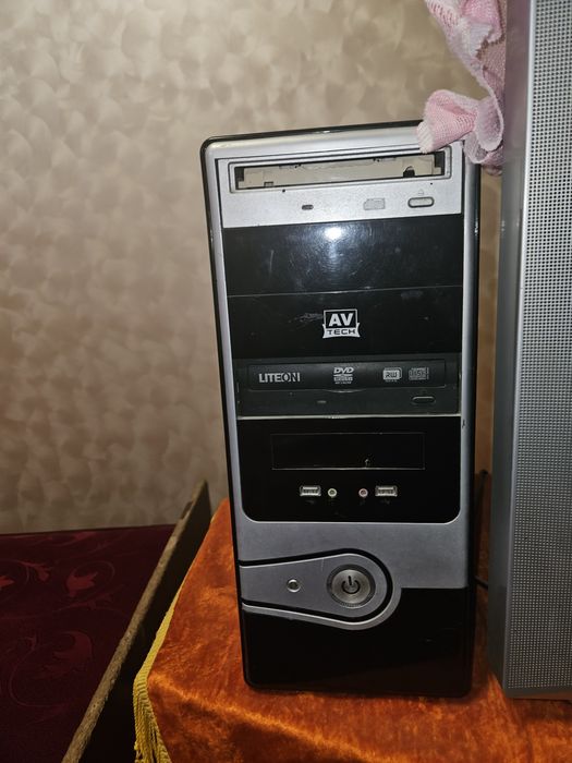 Televizor kompyuter protsessori 2 ta kalonka 1 ta dvd kalonka