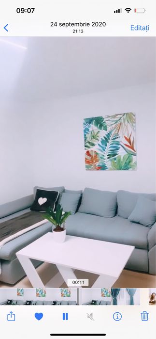 Draperie groasa culoare albastra