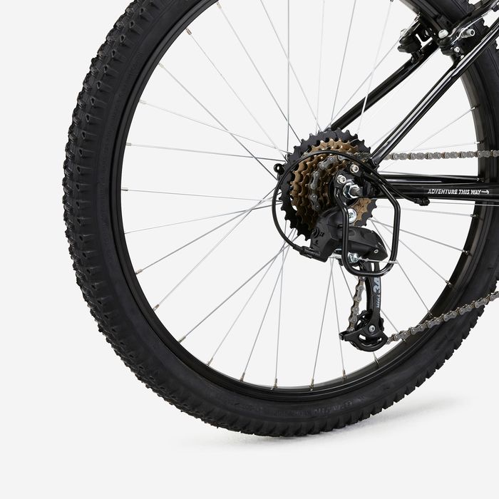 Bicicletă Mtb Expl 500 24" negru copii - produs resigilat Decathlon