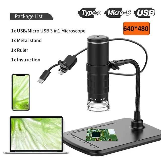 Цифровой микроскоп jingleszcn 500X-1500X