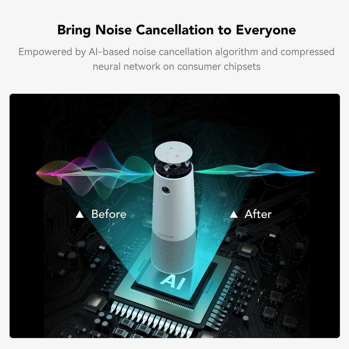 Nuroum C20 HD1080P Уеб камера всичко в едно за видеоконферентна връзка