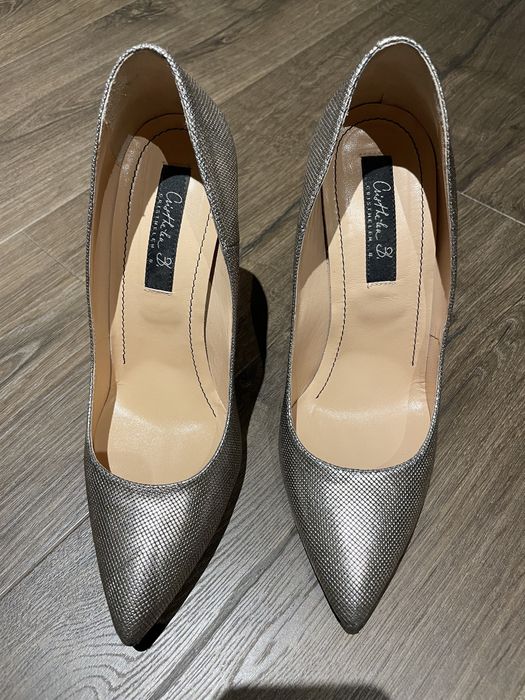 Pantofi Musette argintii 36