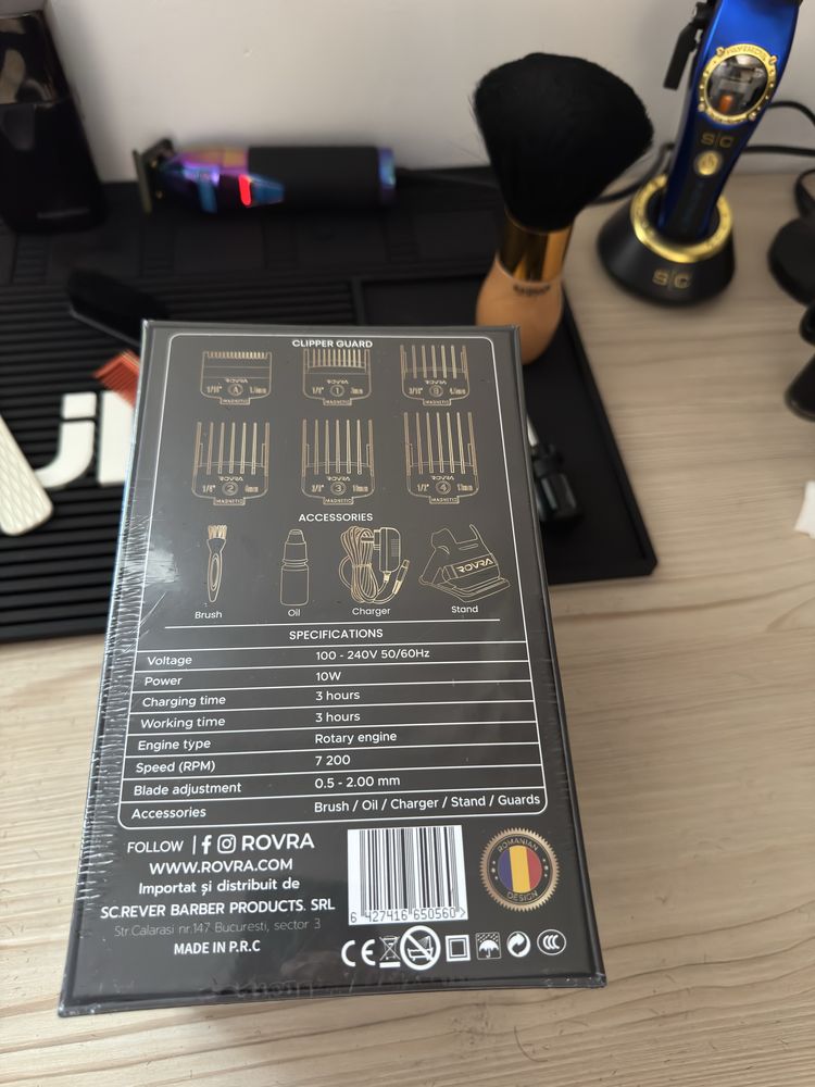 Pachet complet pentru frizeri – “Barber Starter Kit” – NOU, SIGILAT