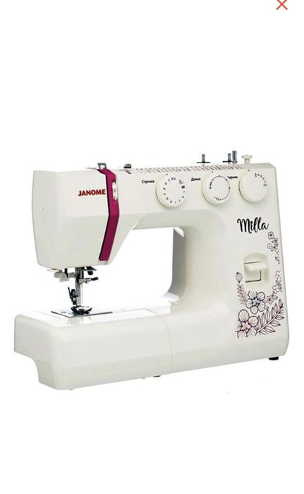Продам швейную машину Janome Milla(белый)реальному покупателью уступлю